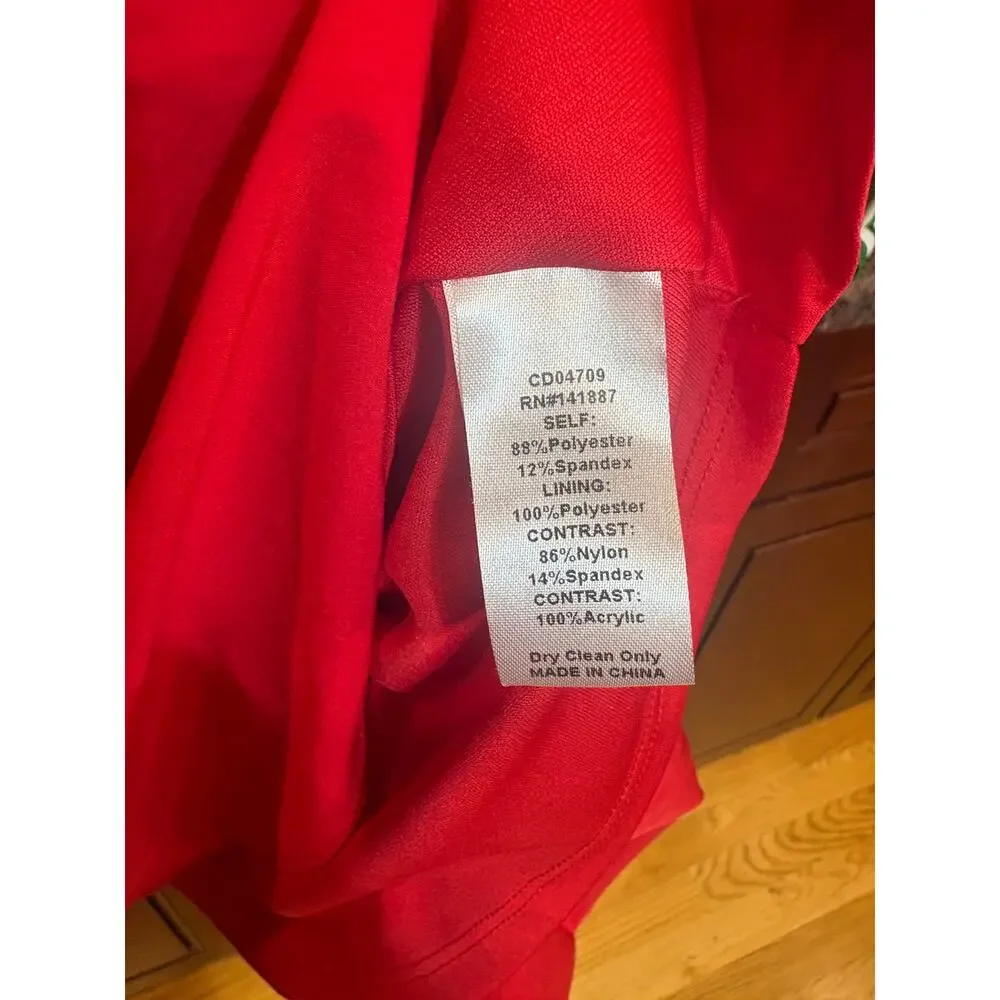 TCEC Red Athletic Mini Dress Size S Excellent Condition - Picture 12 of 14